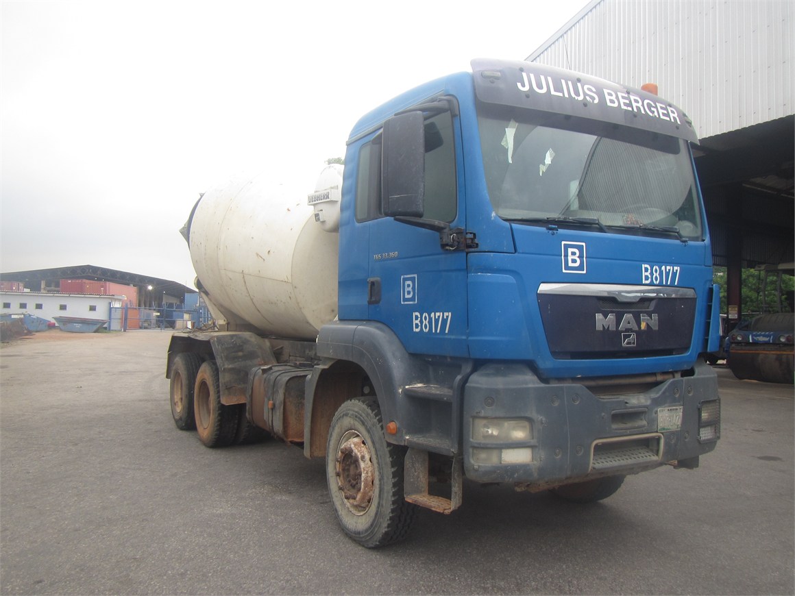 B-8177 Truck Concrete Transport Drum Mixer 9m³ 33.360 6x4