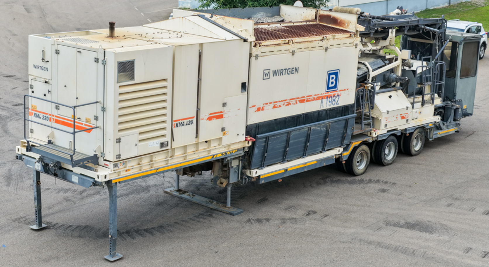 A-1982 Asphalt Mobile Cold Recycling Mixing Plant KMA220