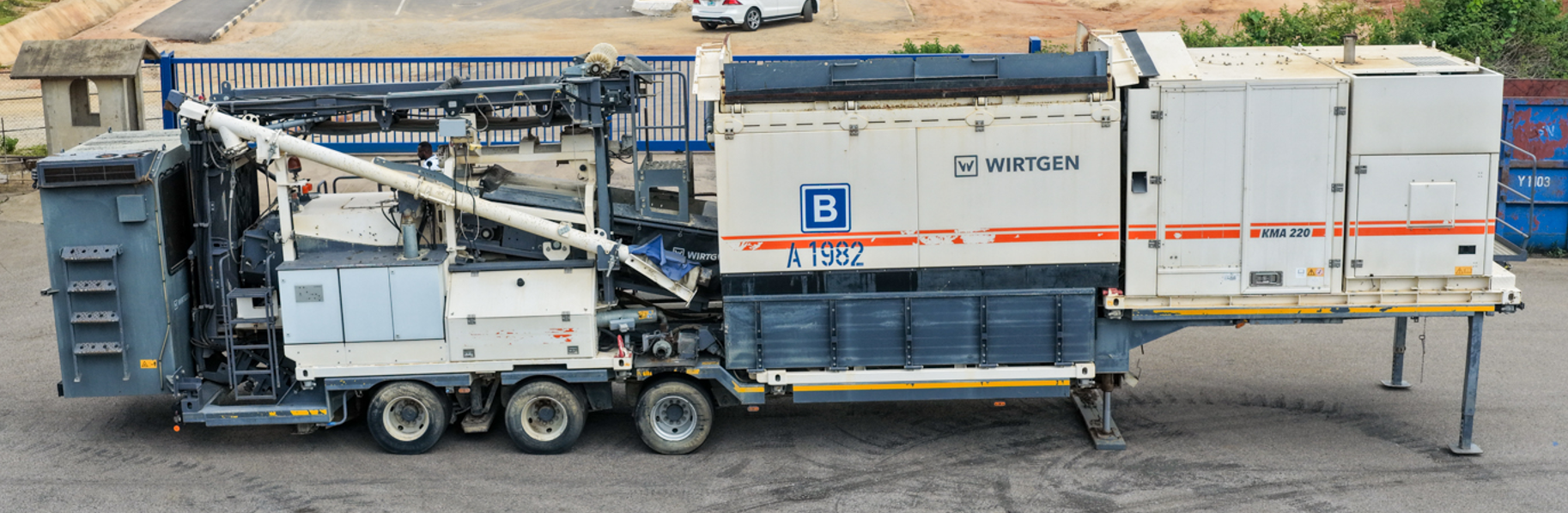 A-1982 Asphalt Mobile Cold Recycling Mixing Plant KMA220