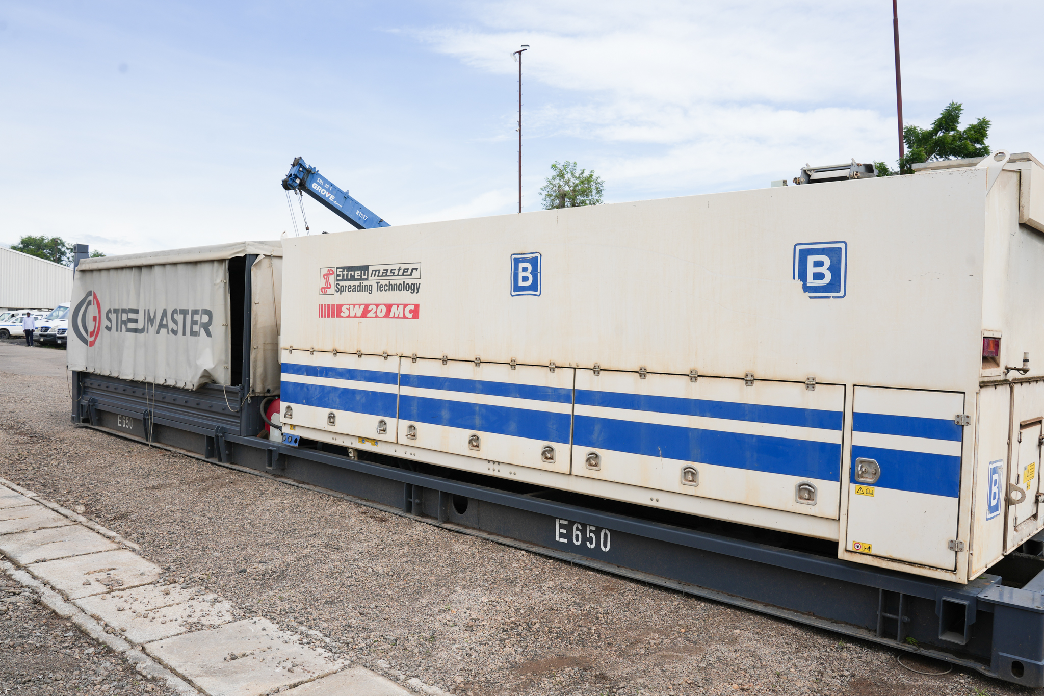 E-650 Cement Spreader Container 20m³ SW20MC